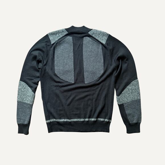 Size L - Louis Vuitton Men's 2054 Patchwork Mock Knit Top - Picture 7 of 7